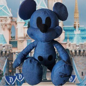 Disney Blue Mickey Mouse Stuffed Animal
